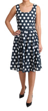 Load image into Gallery viewer, Dolce &amp; Gabbana Polka Dotted A-Line Sleeveless Dress
