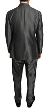 Load image into Gallery viewer, Dolce &amp; Gabbana Elegant Gray Patterned Martini Suit
