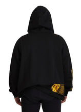 Load image into Gallery viewer, Dolce &amp; Gabbana Elegant Black Cotton Hooded Sweater
