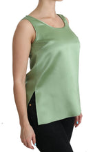 Load image into Gallery viewer, Dolce &amp; Gabbana Elegant Silk Sleeveless Top in Light Mint Green
