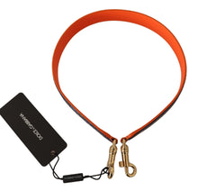 Load image into Gallery viewer, Dolce &amp; Gabbana Blue Orange Python Leather Accessory Shoulder Strap
