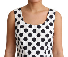 Load image into Gallery viewer, Dolce &amp; Gabbana Elegant Polka Dot Sleeveless A-Line Dress
