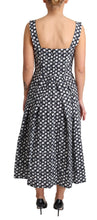 Load image into Gallery viewer, Dolce &amp; Gabbana Elegant Sleeveless Geometric Midi A-Line Dress
