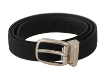 Load image into Gallery viewer, Dolce &amp; Gabbana Elegant Engraved Buckle Leather Belt
