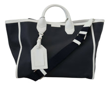 Load image into Gallery viewer, Dolce &amp; Gabbana Elegant Two-Tone Leather Shopper Tote
