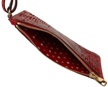 Load image into Gallery viewer, Dolce &amp; Gabbana Elegant Red Leather Ayers Snake Clutch
