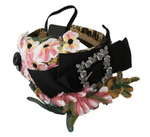 Load image into Gallery viewer, Dolce &amp; Gabbana Elegant Crystal-Embellished Floral Headband
