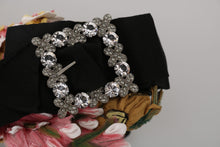 Load image into Gallery viewer, Dolce &amp; Gabbana Elegant Crystal-Embellished Floral Headband
