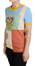 Load image into Gallery viewer, Dolce &amp; Gabbana Patchwork Print Cotton Crewneck Tee
