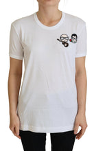 Load image into Gallery viewer, Dolce &amp; Gabbana Elegant White Crewneck Cotton T-Shirt
