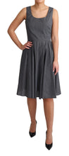 Load image into Gallery viewer, Dolce &amp; Gabbana Elegant Sleeveless Polka Dot A-Line Dress

