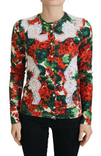 Load image into Gallery viewer, Dolce &amp; Gabbana Elegant Floral Crewneck Cardigan
