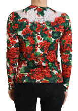 Load image into Gallery viewer, Dolce &amp; Gabbana Elegant Floral Crewneck Cardigan
