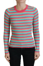 Load image into Gallery viewer, Dolce &amp; Gabbana Elegant Striped Silk Crewneck Pullover
