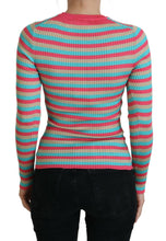 Load image into Gallery viewer, Dolce &amp; Gabbana Elegant Striped Silk Crewneck Pullover
