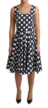 Load image into Gallery viewer, Dolce &amp; Gabbana Polka Dot Sleeveless A-Line Dress
