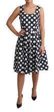 Load image into Gallery viewer, Dolce &amp; Gabbana Polka Dot Sleeveless A-Line Dress
