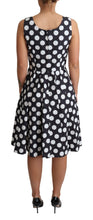 Load image into Gallery viewer, Dolce &amp; Gabbana Polka Dot Sleeveless A-Line Dress
