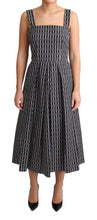 Load image into Gallery viewer, Dolce &amp; Gabbana Elegant Sleeveless Geometric A-line Dress
