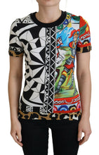 Load image into Gallery viewer, Dolce &amp; Gabbana Elegant Multicolor Cotton Casual Tee
