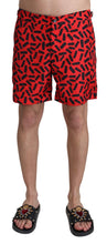 Load image into Gallery viewer, Dolce &amp; Gabbana Chic Red Swim Trunks Boxer Shorts
