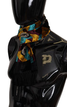 Load image into Gallery viewer, Dolce &amp; Gabbana Multicolor DG Logo Print Shawl Wrap Fringe Scarf
