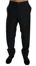 Load image into Gallery viewer, Dolce &amp; Gabbana Elegant Black Virgin Wool Dress Pants

