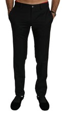 Load image into Gallery viewer, Dolce &amp; Gabbana Elegant Black Wool Dress Pants
