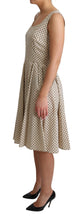 Load image into Gallery viewer, Dolce &amp; Gabbana Elegant Polka Dot Sleeveless A-Line Dress

