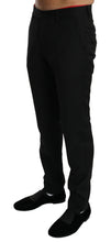 Load image into Gallery viewer, Dolce &amp; Gabbana Elegant Black Wool Dress Pants

