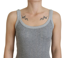Load image into Gallery viewer, Dolce &amp; Gabbana Chic Gray Sleeveless Modal-Cotton Top
