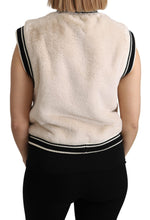 Load image into Gallery viewer, Dolce &amp; Gabbana Elegant Sleeveless Faux Fur Vest
