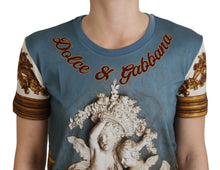 Load image into Gallery viewer, Dolce &amp; Gabbana Chic Angel Print Casual Cotton Tee

