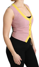 Load image into Gallery viewer, Dolce &amp; Gabbana Chic Sleeveless Vest in Pink Hues
