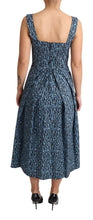 Load image into Gallery viewer, Dolce &amp; Gabbana Elegant Sleeveless A-line Blue Heart Dress
