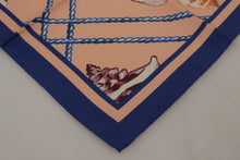 Load image into Gallery viewer, Dolce &amp; Gabbana Silk Seashells Printed Square Handkerchief Scarf
