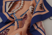 Load image into Gallery viewer, Dolce &amp; Gabbana Silk Seashells Printed Square Handkerchief Scarf
