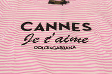 Load image into Gallery viewer, Dolce &amp; Gabbana Exclusive Striped Love Affair Cotton Tee
