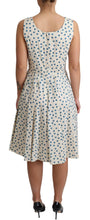 Load image into Gallery viewer, Dolce &amp; Gabbana Elegant Beige Polka Dot A-Line Sleeveless Dress
