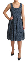 Load image into Gallery viewer, Dolce &amp; Gabbana Polka Dot Sleeveless A-Line Dress
