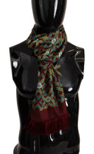 Load image into Gallery viewer, Dolce &amp; Gabbana Multicolor DG Logo Shawl Warm Neck Wrap Fringe Scarf
