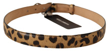 Load image into Gallery viewer, Dolce &amp; Gabbana Elegant Crystal-Embellished Leopard Belt
