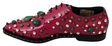 Load image into Gallery viewer, Dolce &amp; Gabbana Fuchsia Pink Crystal Patent Flats
