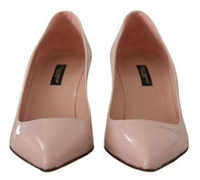 Load image into Gallery viewer, Dolce &amp; Gabbana Pink Patent Leather Kitten Heels Pumps Shoes
