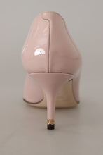 Load image into Gallery viewer, Dolce &amp; Gabbana Pink Patent Leather Kitten Heels Pumps Shoes
