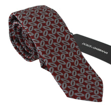 Load image into Gallery viewer, Dolce &amp; Gabbana Elegant Red Printed Silk Neck Tie

