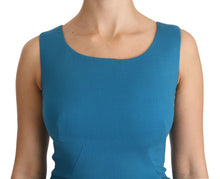 Load image into Gallery viewer, Dolce &amp; Gabbana Elegant Sheath Knee-Length Wool Dress
