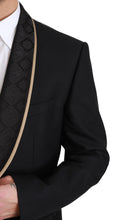 Load image into Gallery viewer, Dolce &amp; Gabbana Elegant Black Silk-Blend 3 Piece Suit
