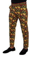 Load image into Gallery viewer, Dolce &amp; Gabbana Elegant Multicolor Tapered Pants for Men
