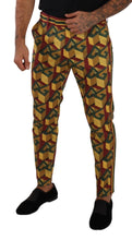 Load image into Gallery viewer, Dolce &amp; Gabbana Elegant Multicolor Tapered Pants for Men
